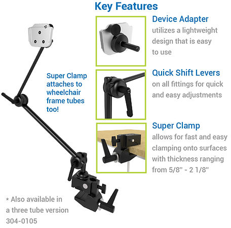 Lightweight Clamp-On Mount