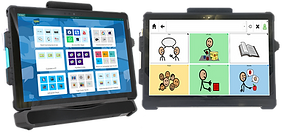 Forbes AAC WinSlate speech generating device SGD with Enable Eyes camera for alternative access method